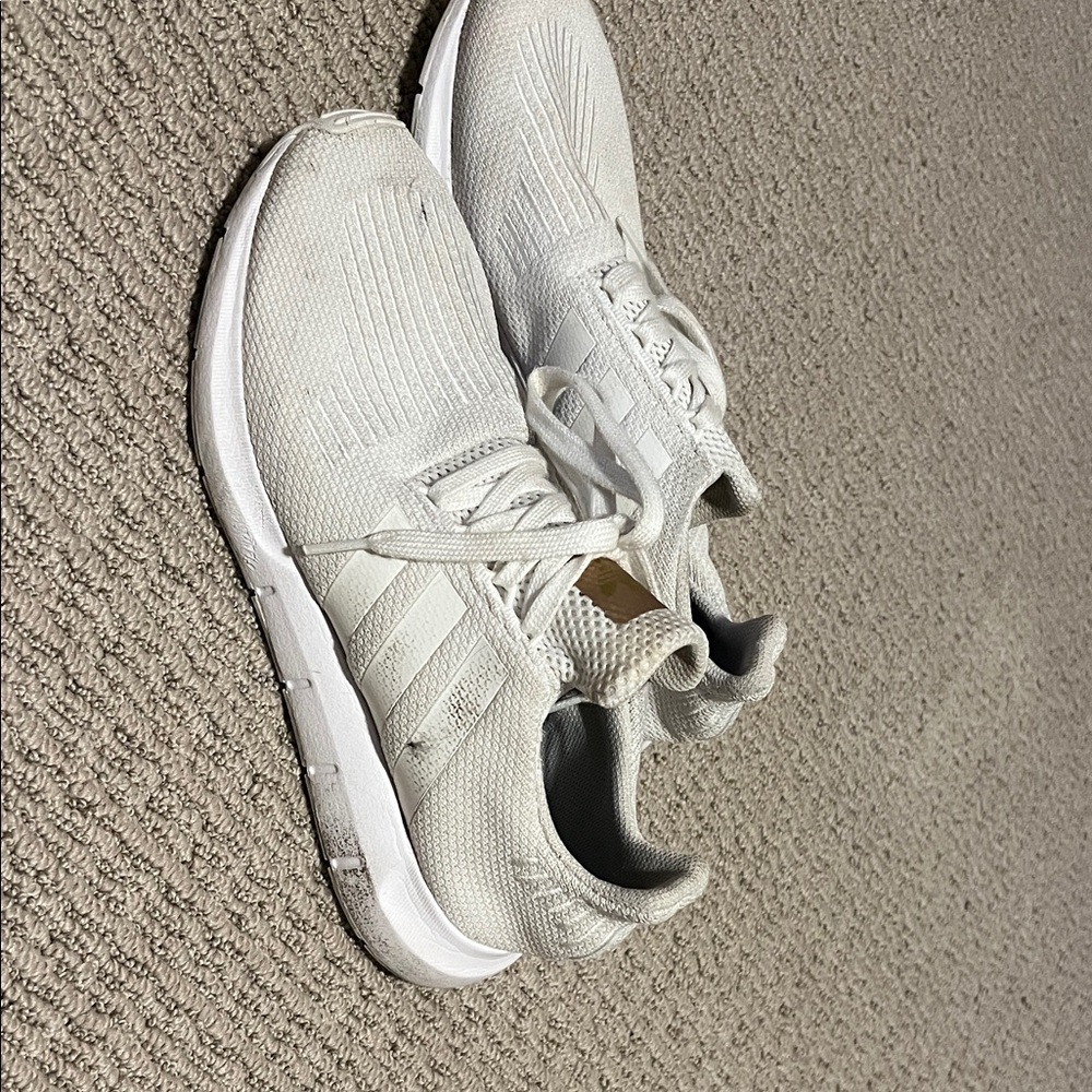 Adidas White Knit Sneakers